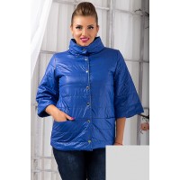 Осенняя куртка с укороченными рукавами 